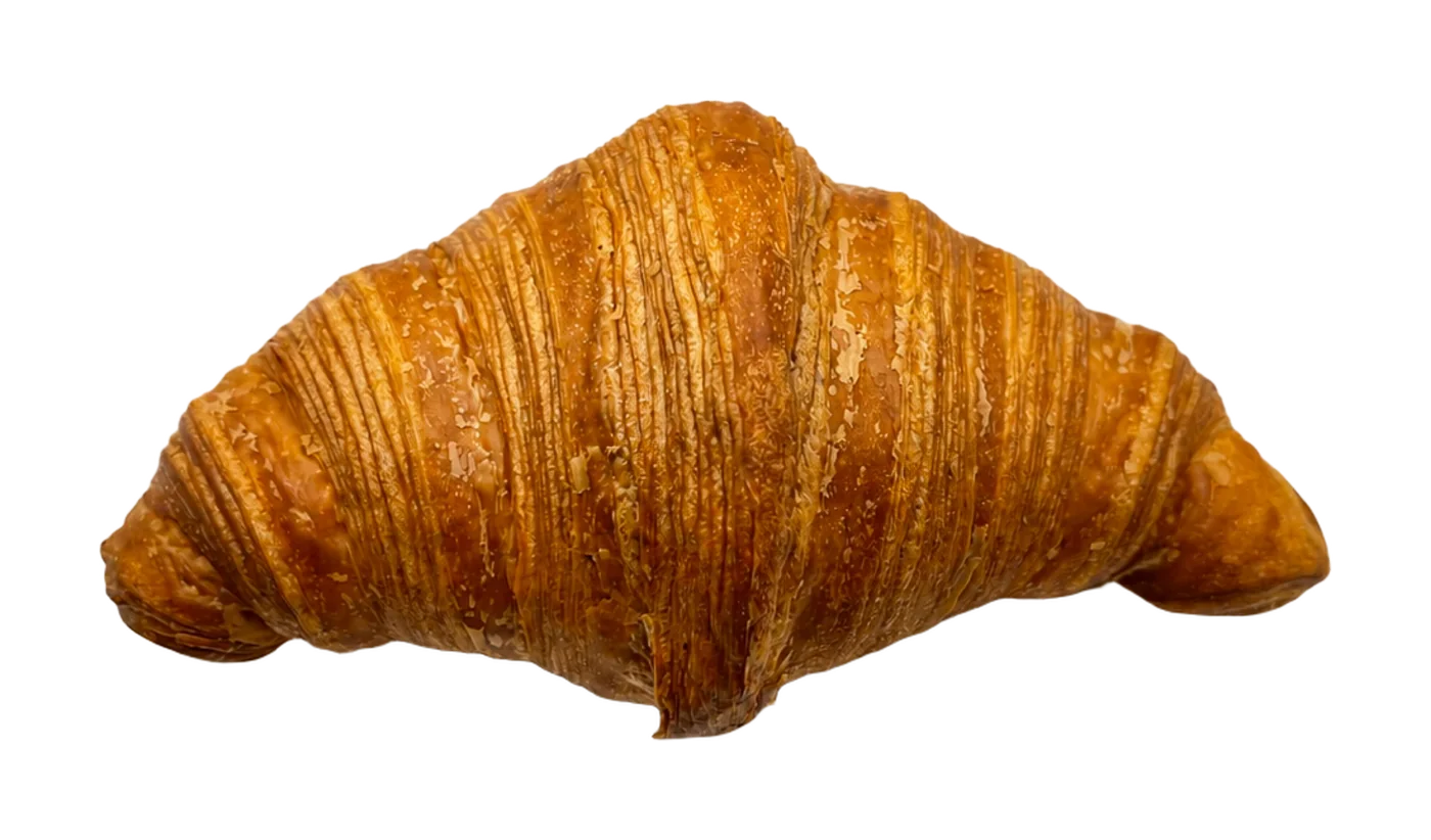 Croissant recto mantequilla para regenerar