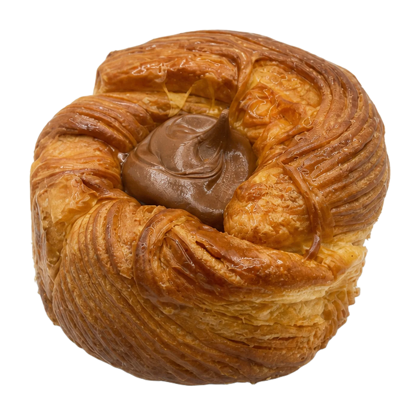 Cruffin de chocolate
