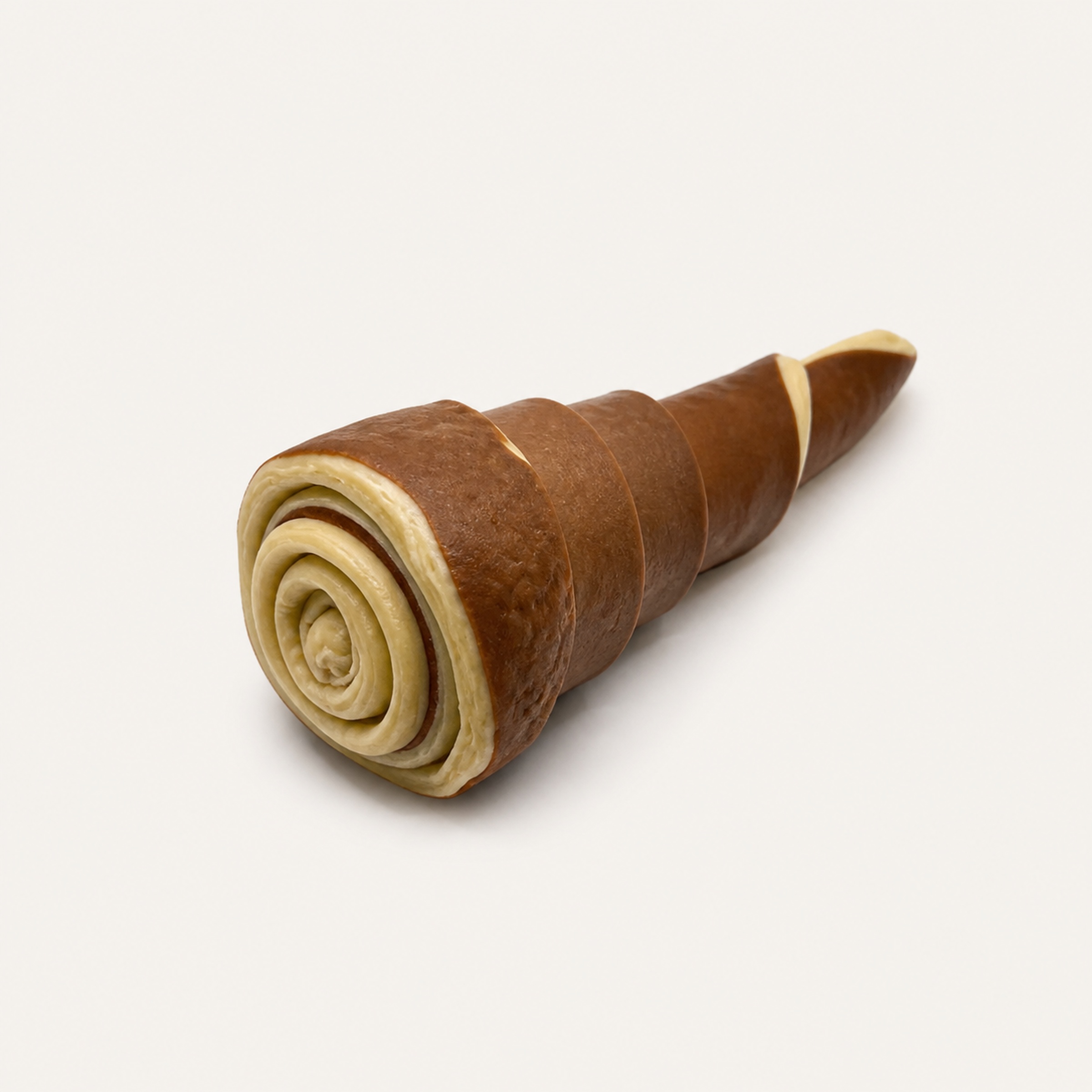 Caracola mantequilla bicolor cacao para fermentar