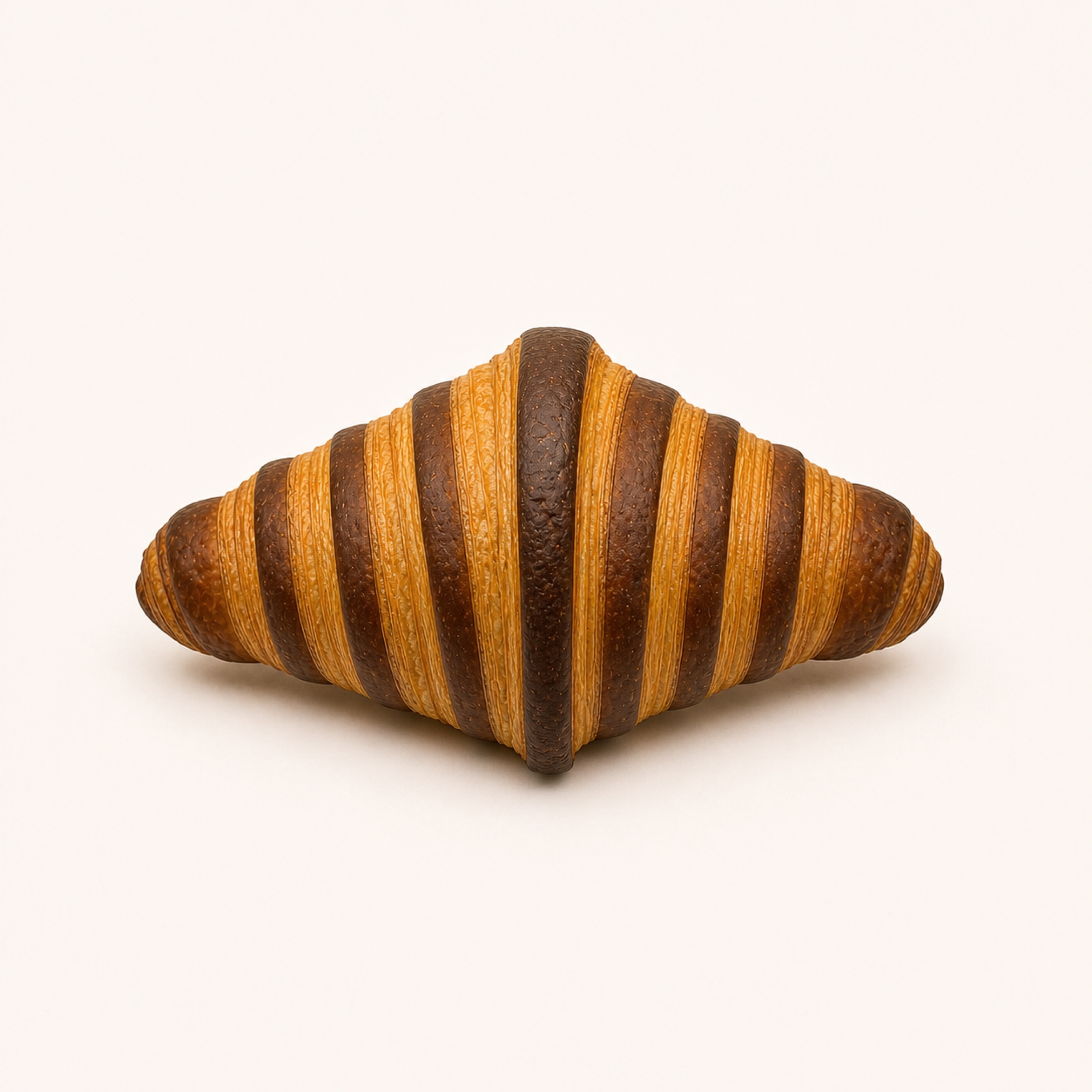Croissant bicolor cacao para regenerar