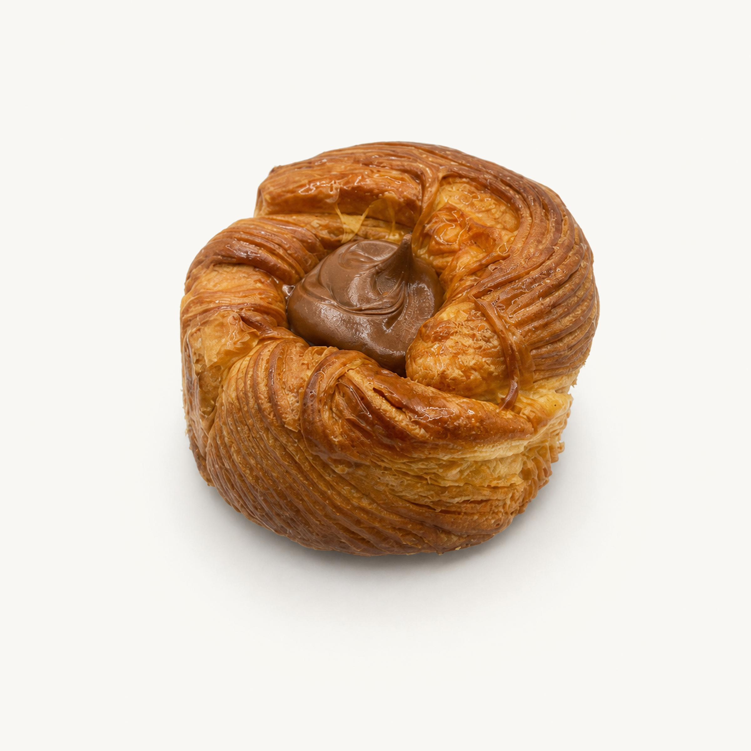 Cruffin de chocolate