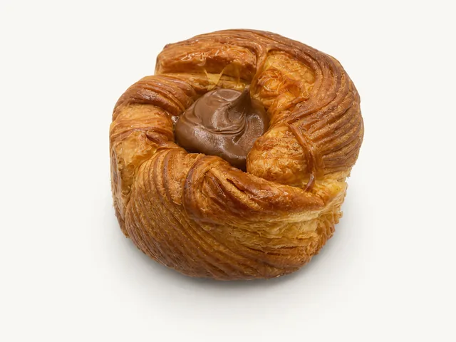 Cruffin de chocolate
